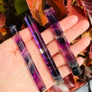 4.5~5&quot; AAAA Rainbow Fluorite Tower,Crystal Tower,Mini Crystal Point Tower,Healing Crystal,Quartz Point Tower,Wedding Tower,Home Decor Tower.