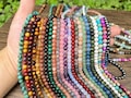 70 Kinds Of Natural Gemstone Smooth Round Beads,2mm/3mm/4mm/6mm/8mm More Size/Material Choose Semi Precious Stone For Jewelry Making Beads.