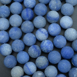 Blue Aventurine Round Beads,Matte Round Beads,Loose Beads For Bracelet/Necklace /DIY Jewelry Making Beads.4mm,6mm.8mm,10mm Round Beads.
