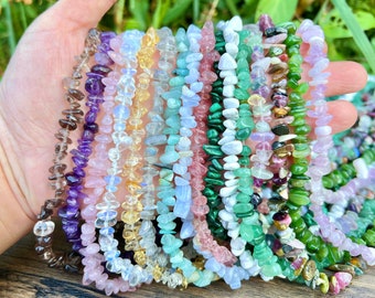 32 Inches Natural  Crystal Chip Beads,7~10 Chip Beads,For Jewelry Making Beads,Healing Crystal Beads,Gemstone Freeform Chip Nugget Beads.