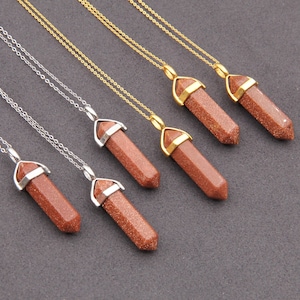 Red Goldstone Necklace,Red Goldstone Pendant,Wholesale Pendant,Good Quality Gemstone Necklace,Women Pendant,Jewelry Gemstone Necklace.