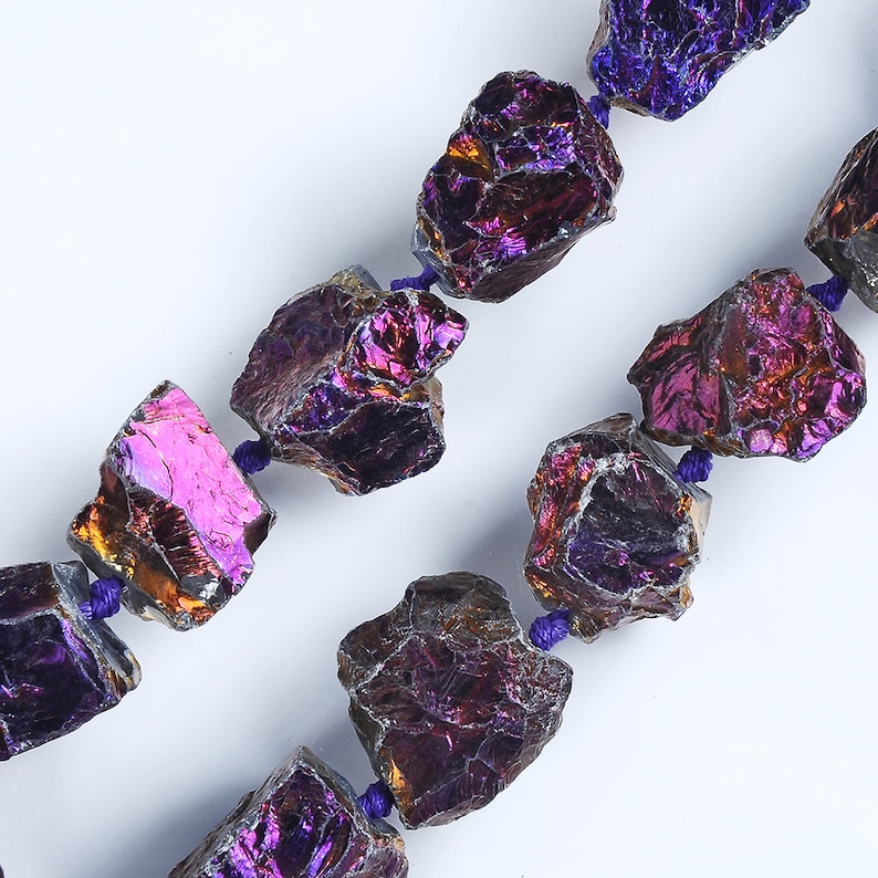 Crystal Quartz Plating Purple Beads,Beautiful Mysterious Crystal Quartz Beads,High Quality Bright Crystal Beads,Center Drilled Crystal Beads
