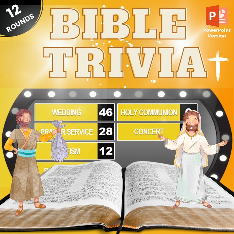 Bible Family Feud Game Customizable Virtual Powerpoint Zoom Etsy