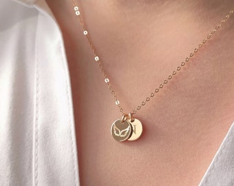 Angel Wings Necklace: Engraved Sterling Silver Memorial Jewelry
