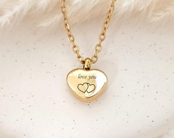 MIA Personalisierte Urnen-Halskette: Individueller Schmuck aus Edelstahl