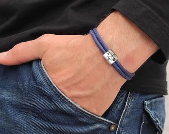 Custom Stainless Steel Men's Bracelet: Personalized Paracord Bracelet