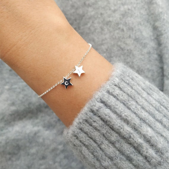 NOA Sterling Silver Star Bracelet Personalized Star Bracelet