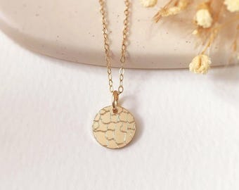 Dog's Nose Print Necklace, Custom Engraved Necklace For Dog Mom, 925 Sterling Silver, 14K Gold Filled