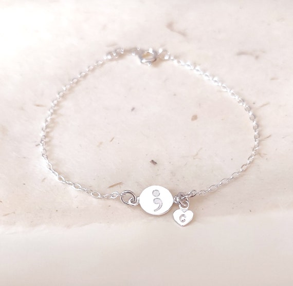 Semicolon anklet hotsell