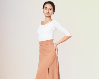 Tango Crop Top high waist Lisa ecru