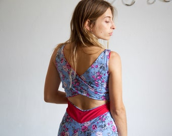 Lamalisa Tango Dress Model Paola pink&blue