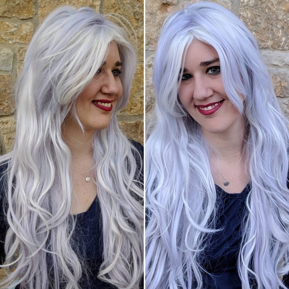 Dyed To Order Purple Mermaid Wig Lavender Wig Lilac Wig Etsy