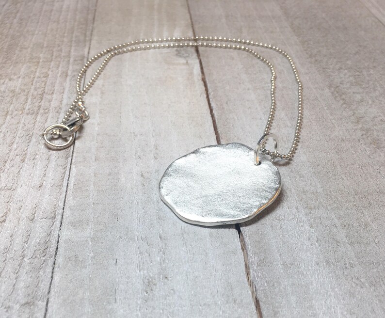 Large Gold Round Pendant Gold Pendant Necklace Pendant Etsy