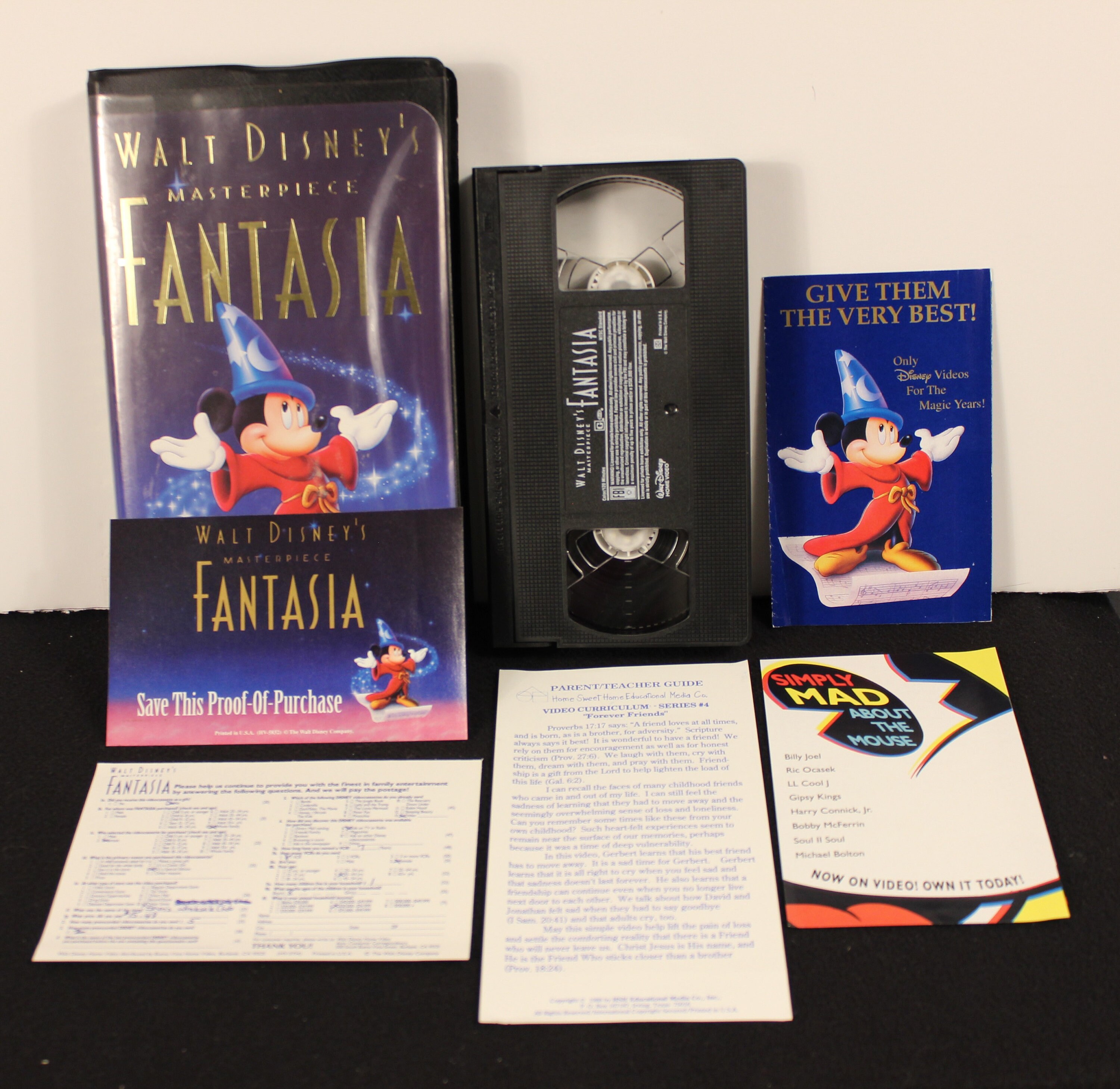 Fantasia Walt Disney Classics Vhs Video Cassette Tape New My XXX Hot Girl