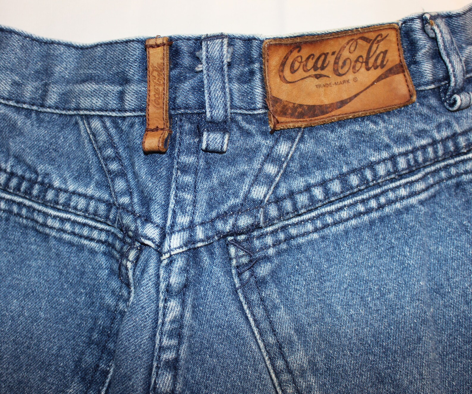Vintage Coca Cola Jeans Pleated Front High Waist Etsy