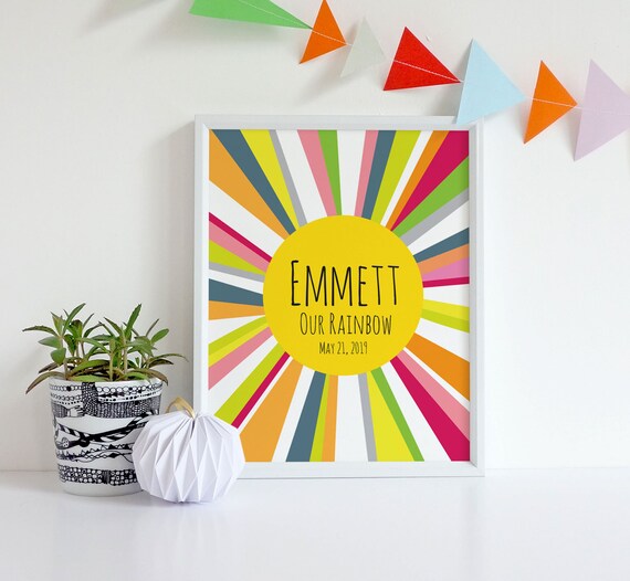 Rainbow Baby, Rainbow Baby Gift, Rainbow Baby Shower, Rainbow Baby - Main Image