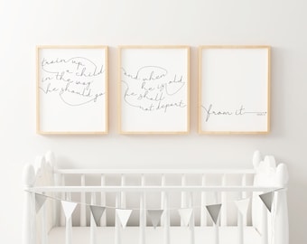 Train Up A Child Wall Art, Proverbs 22:6 Art, Proverbs Quotes, Bible Quotes, Bible Art,
