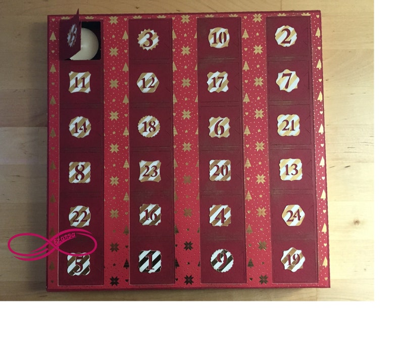 Download 3d SVG Advent Calendar Christmas Advent Calendar svg | Etsy