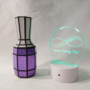 3d svg - Boite Vernis à ongles - Nail polish Box (svg, solid score lines cricut, pdf)