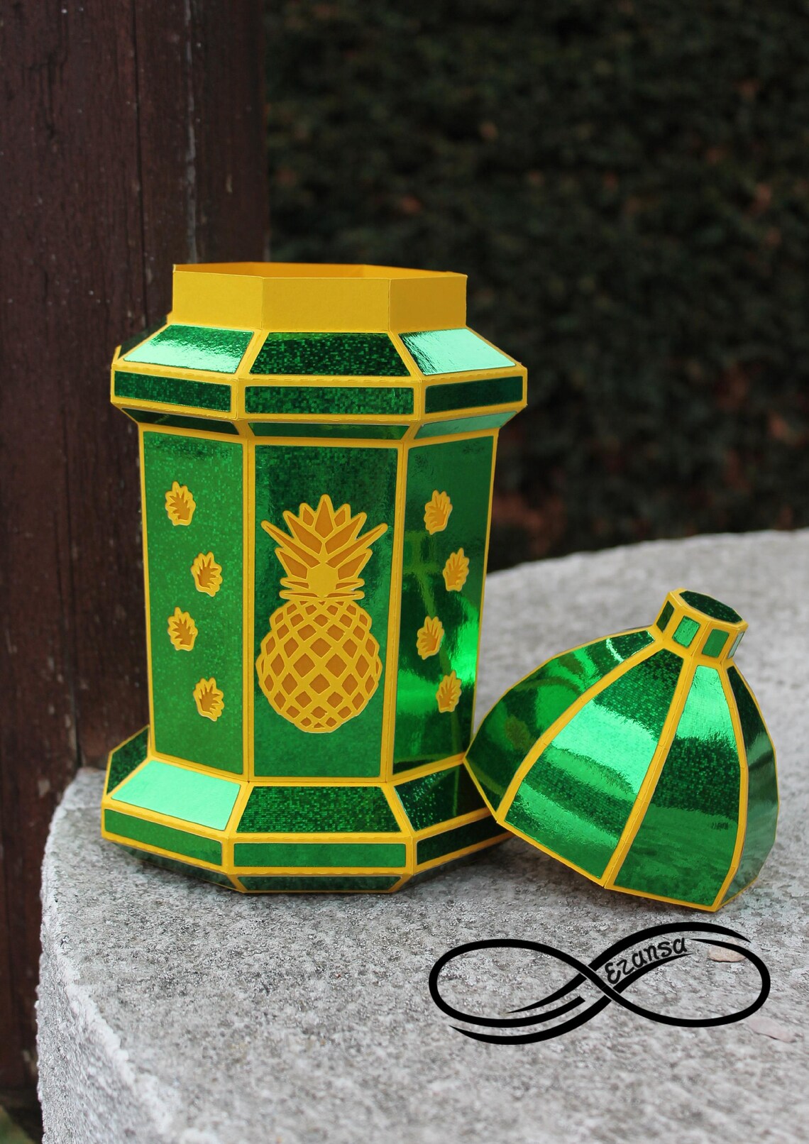 Download 3d SVG pineapple lantern pineapple lantern svg files | Etsy