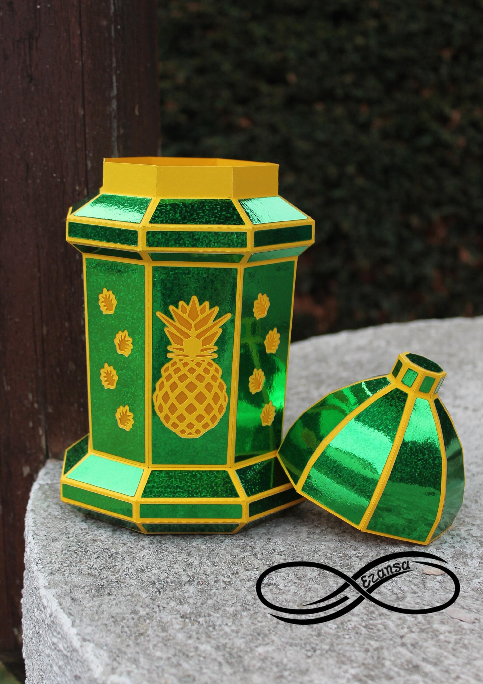 Download 3d SVG pineapple lantern pineapple lantern svg files | Etsy