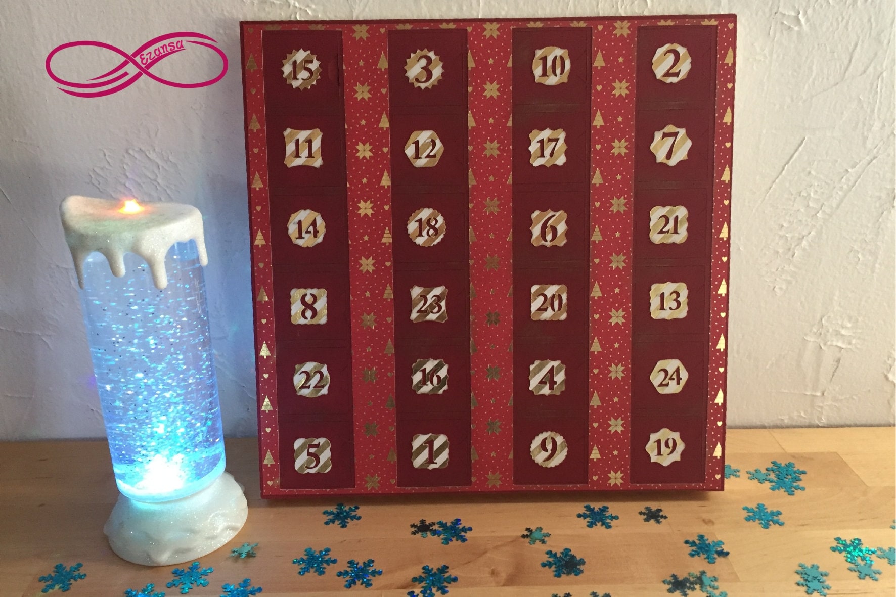 3d SVG Advent Calendar Christmas Advent Calendar (svg, solid score