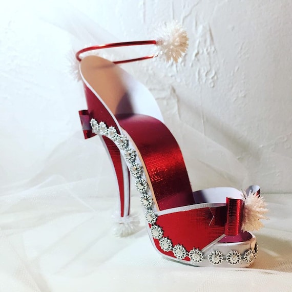 Download 3d Svg Beautiful Shoe Christmas Shoes Svg Studio Etsy