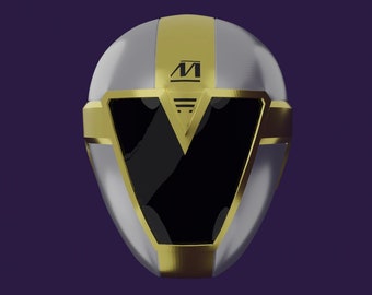 Power Rangers Lightspeed Rescue Titanium Ranger Helmet File STL 3D print file