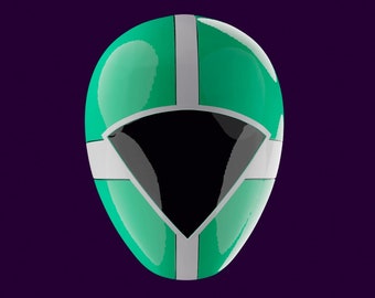 Power Rangers Lightspeed Rescue Green Ranger Helmet File STL 3D print file