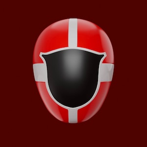 Power Rangers Lightspeed Rescue Red Ranger Helmet stl 3D file
