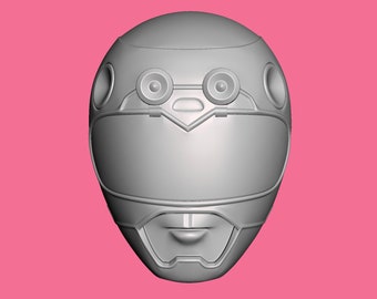 Pink Racer Helmet STL 3D Print file