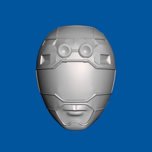 Blue Racer Helmet STL 3D Print file