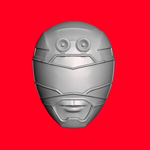 Turbo Red Ranger / Gekisou Sentai Carranger Red Racer Helmet STL 3D Print file
