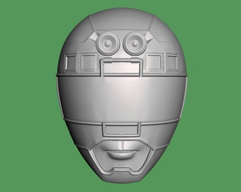Green Racer Helmet STL 3D Print file