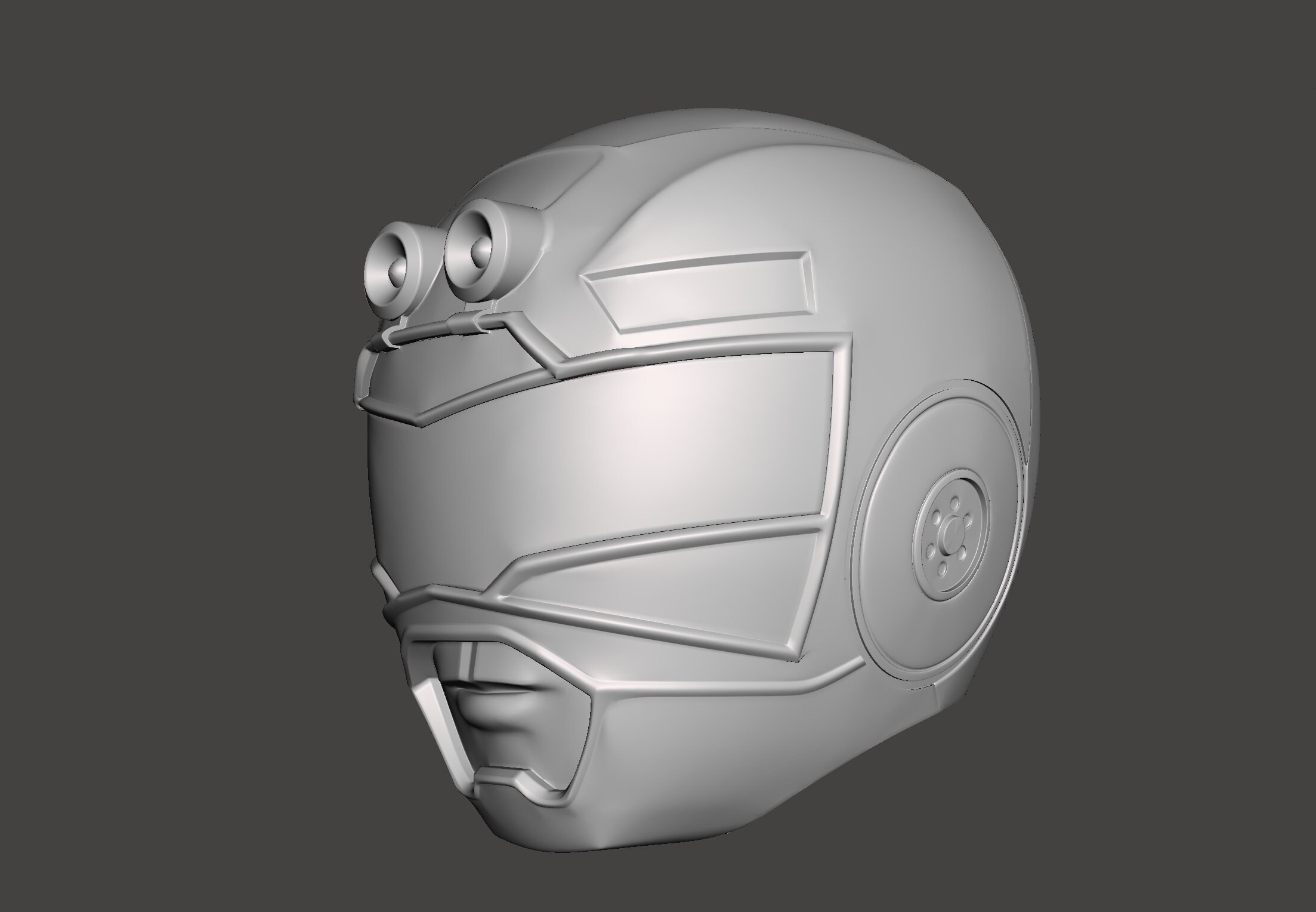 Turbo Red Ranger / Gekisou Sentai Carranger Red Racer Helmet STL