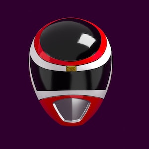 Power Rangers In Space Red Ranger Helmet File STL 3D print file