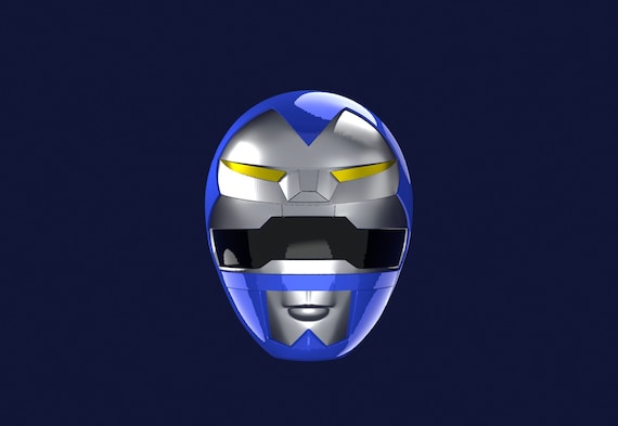 パワーレンジャー ロストギャラクシー ブルーレンジャーヘルメット 3D 
