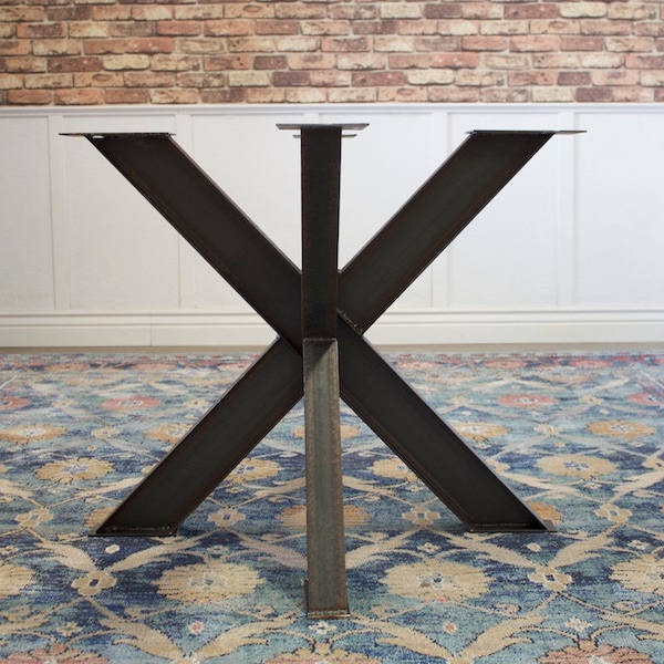 Steel Table Base Etsy