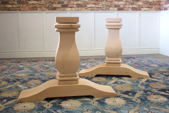 Unfinished online wood pedestal