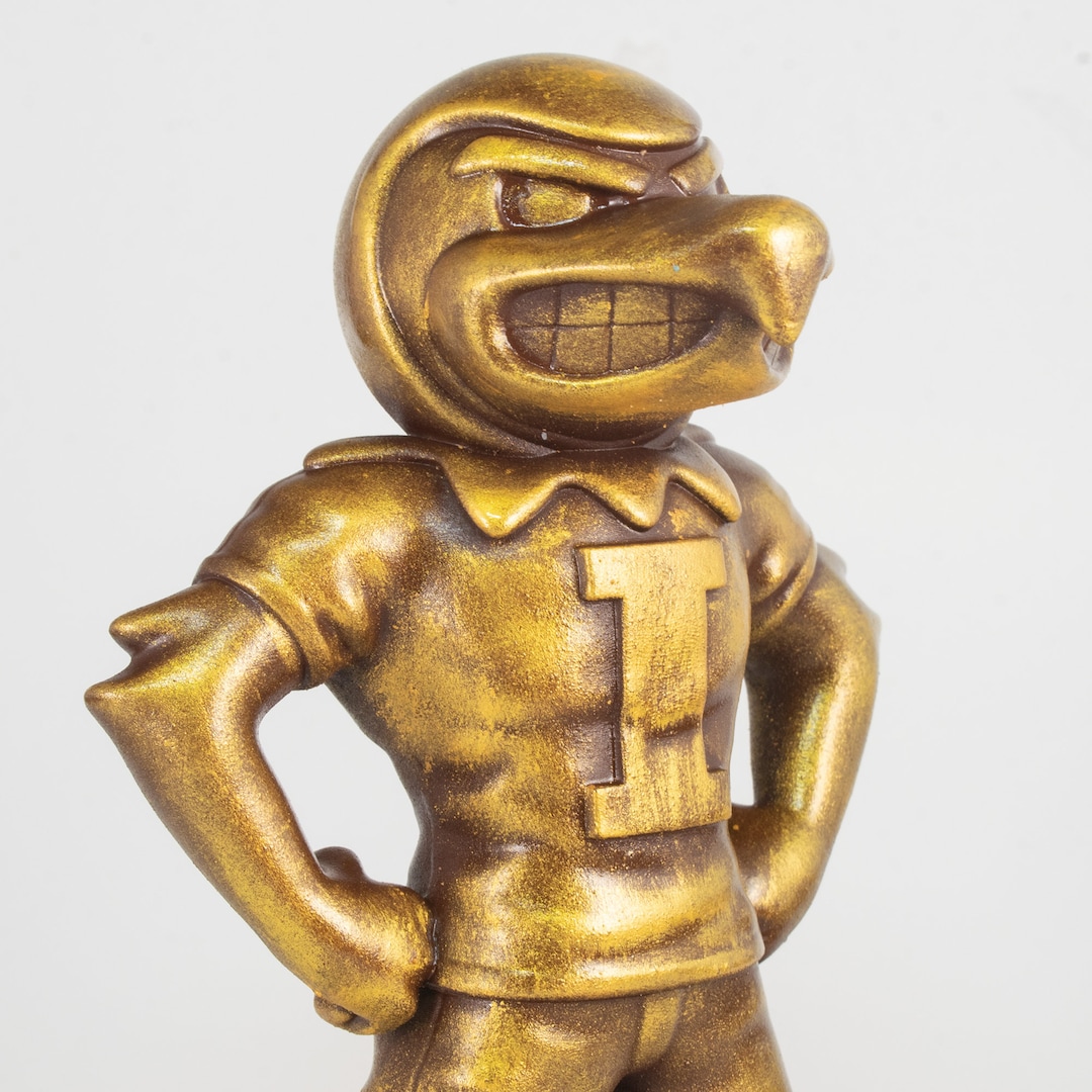 collectible-6-golden-herky-the-hawk-iowa-hawkeyes-mascot-figurine-etsy