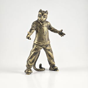 Collectible Clemson University Mascot - Tiger in golden finish