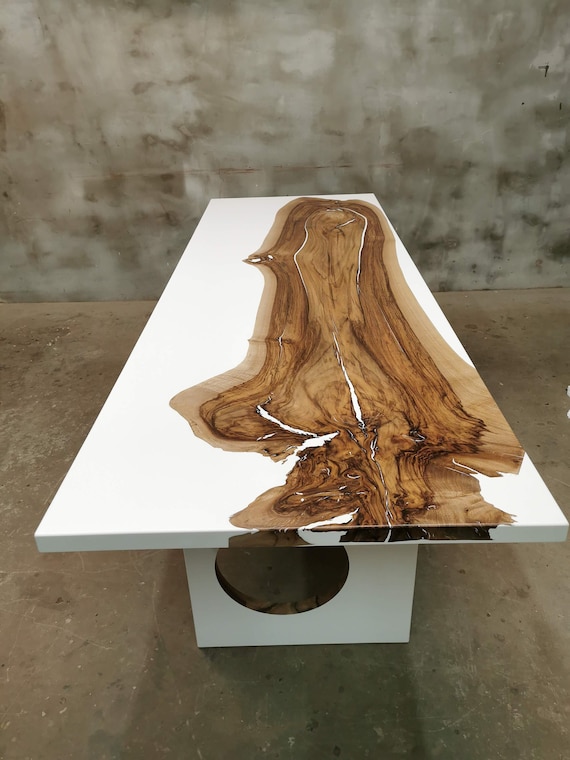 Wood resin table for sale deals