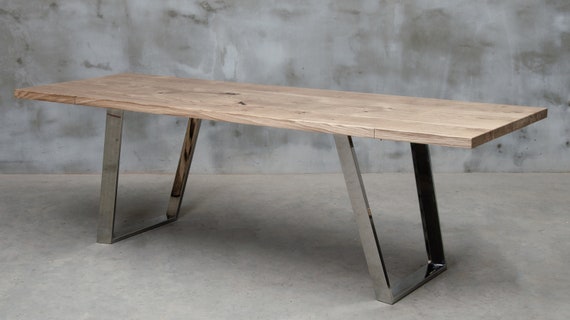 mesa industrial fabricada de forma artesanal a medida