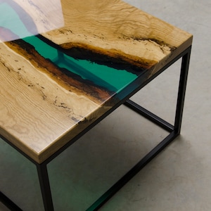 LIVE EDGE Coffee Table, epoxy resin table, epoxy table, coffee table, live edge table, river coffee table, river table, resin table