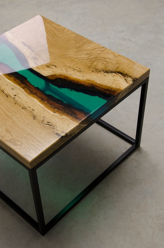 Resin Wood Living - Resin table top Epoxy Coffee table top – Atolyemagara