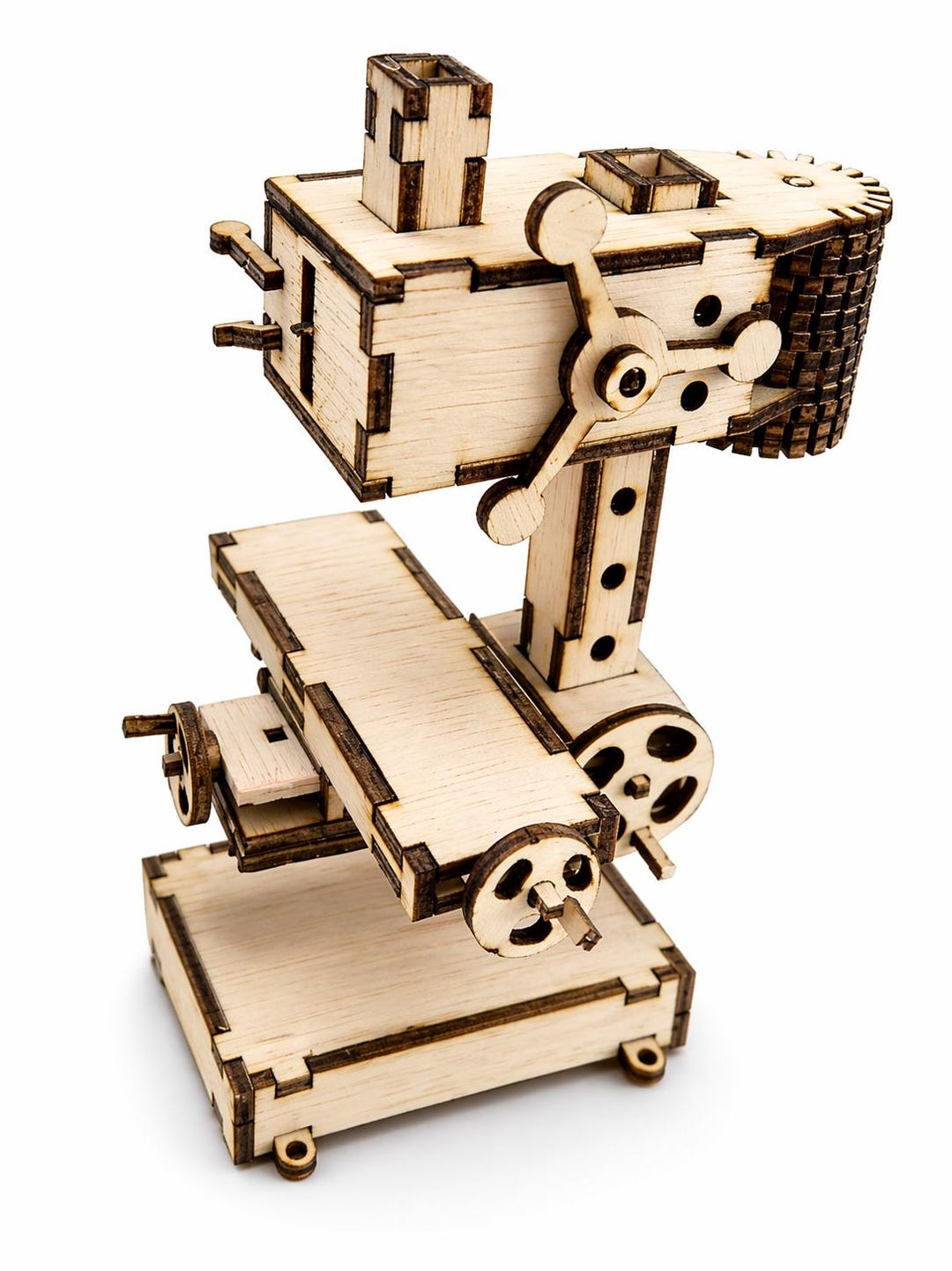 Mini Milling Machine SVG Laser Cut File 1:12 Scale | Miniature Workshop ...