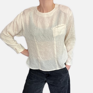 Vintage Japanese JP Josephanne Top with floral pattern