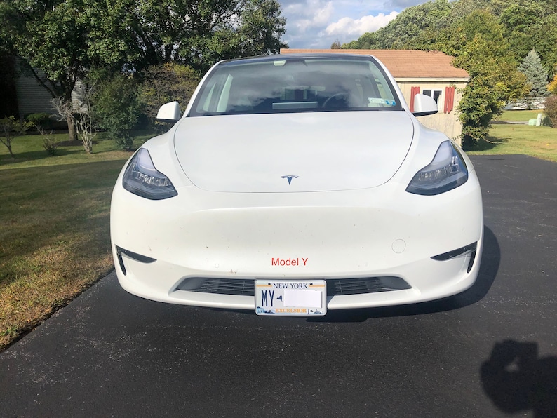 Nohole Tesla Model 3 or Model Y Front License Plate Etsy Canada