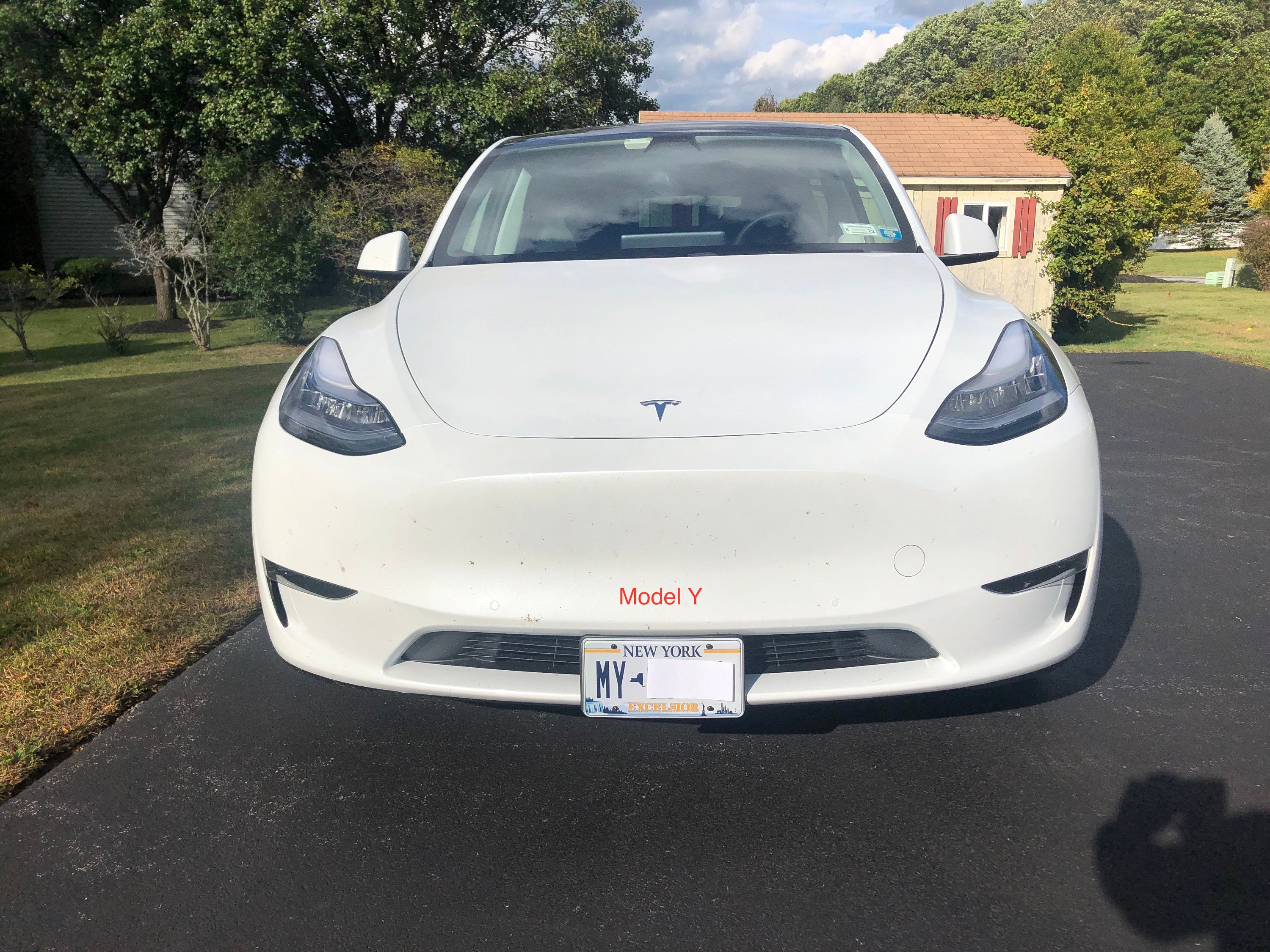 No-hole Tesla Model 3 or Model Y Front License Plate Installation