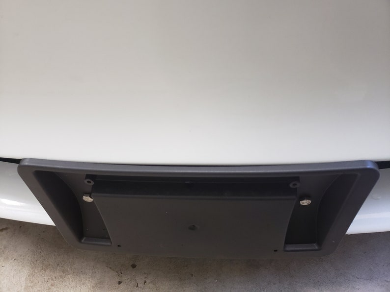 No-Hole Tesla Model 3 or Model Y Front License Plate image 4